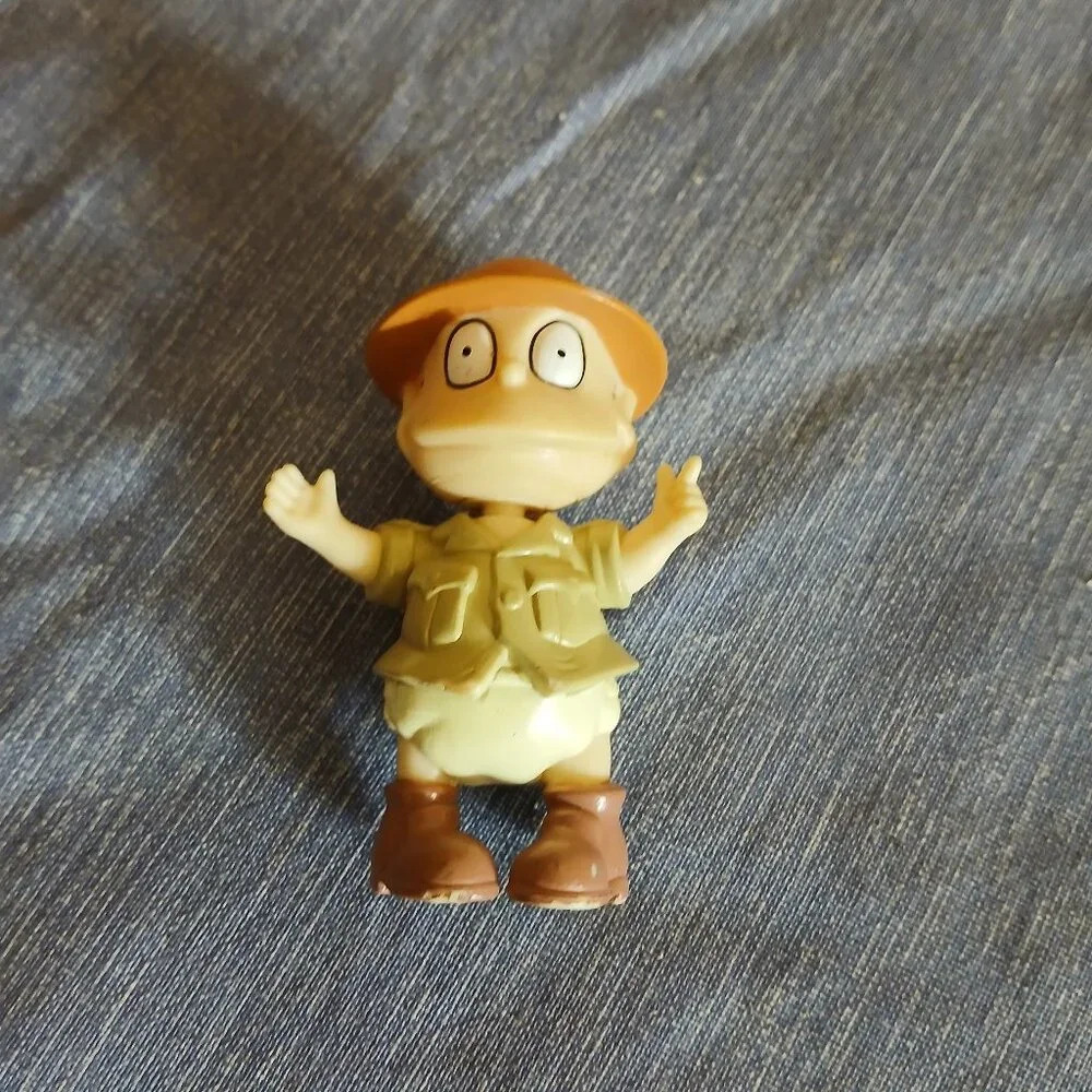 Mattel Nickelodeon Rugrats Spike The Dog + Tommy PVC Figure Vintage